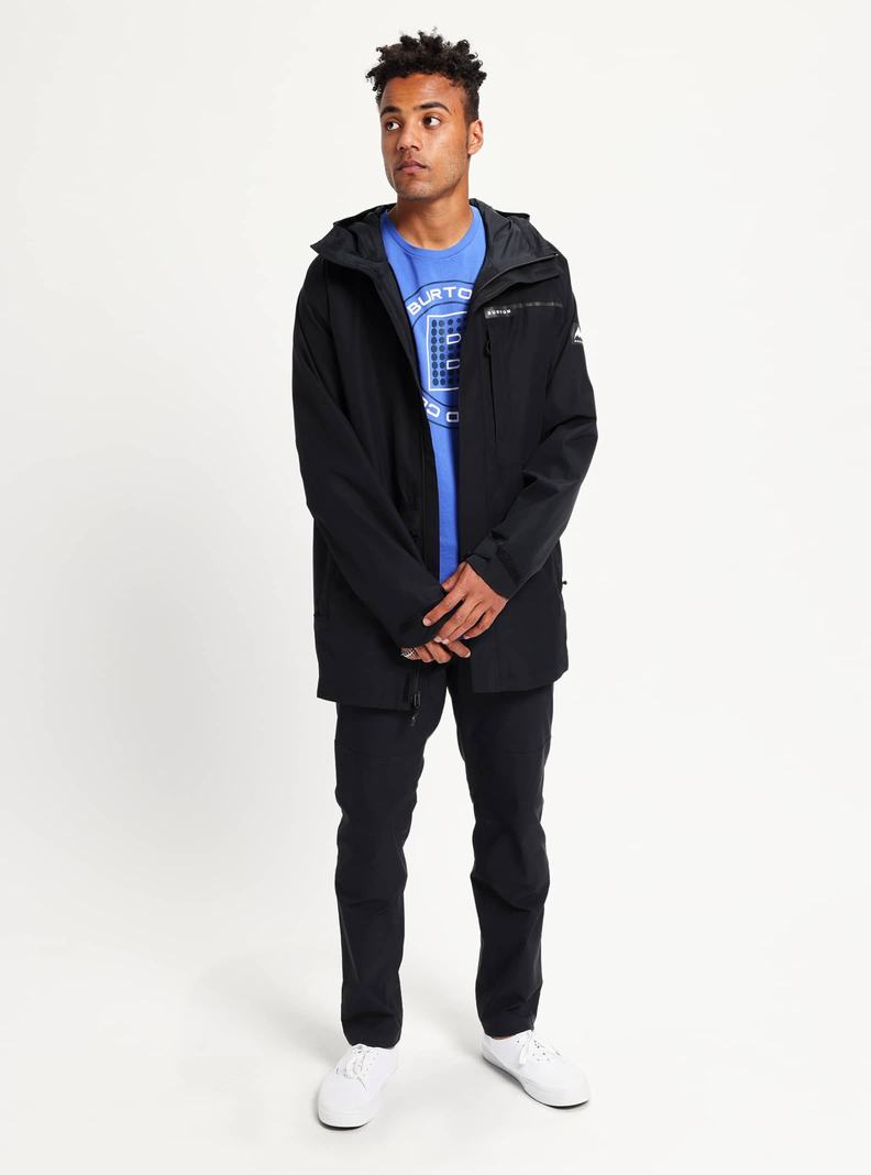 Burton Veridry 2L Rain Snowboardjacke Herren Schwarz | 624-SLCJXB