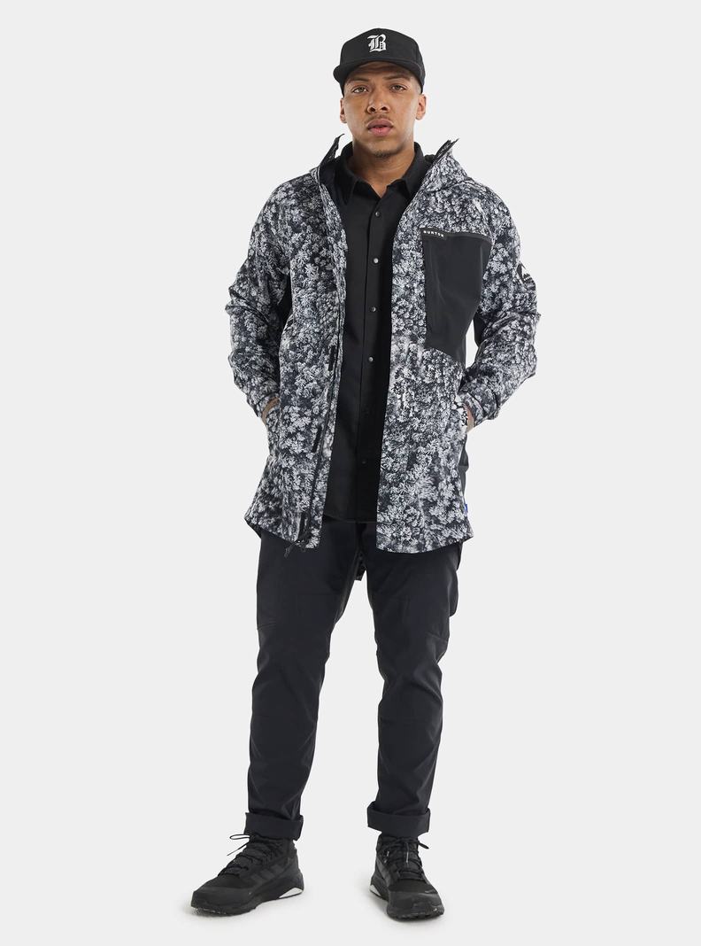 Burton Veridry 2L Rain Snowboardjacke Herren Tiefesgrün Schwarz | 718-UIYNOA