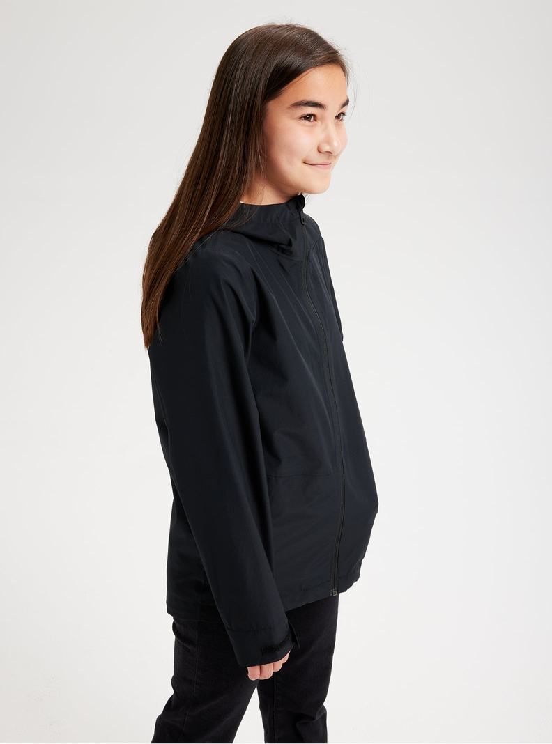 Burton Veridry 2.5L Rain Snowboardjacke Kinder Schwarz | 869-NUYEDT