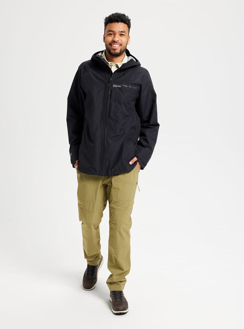 Burton Veridry GORE-TEX 2L Rain Snowboardjacke Herren Schwarz | 246-PEFQUD