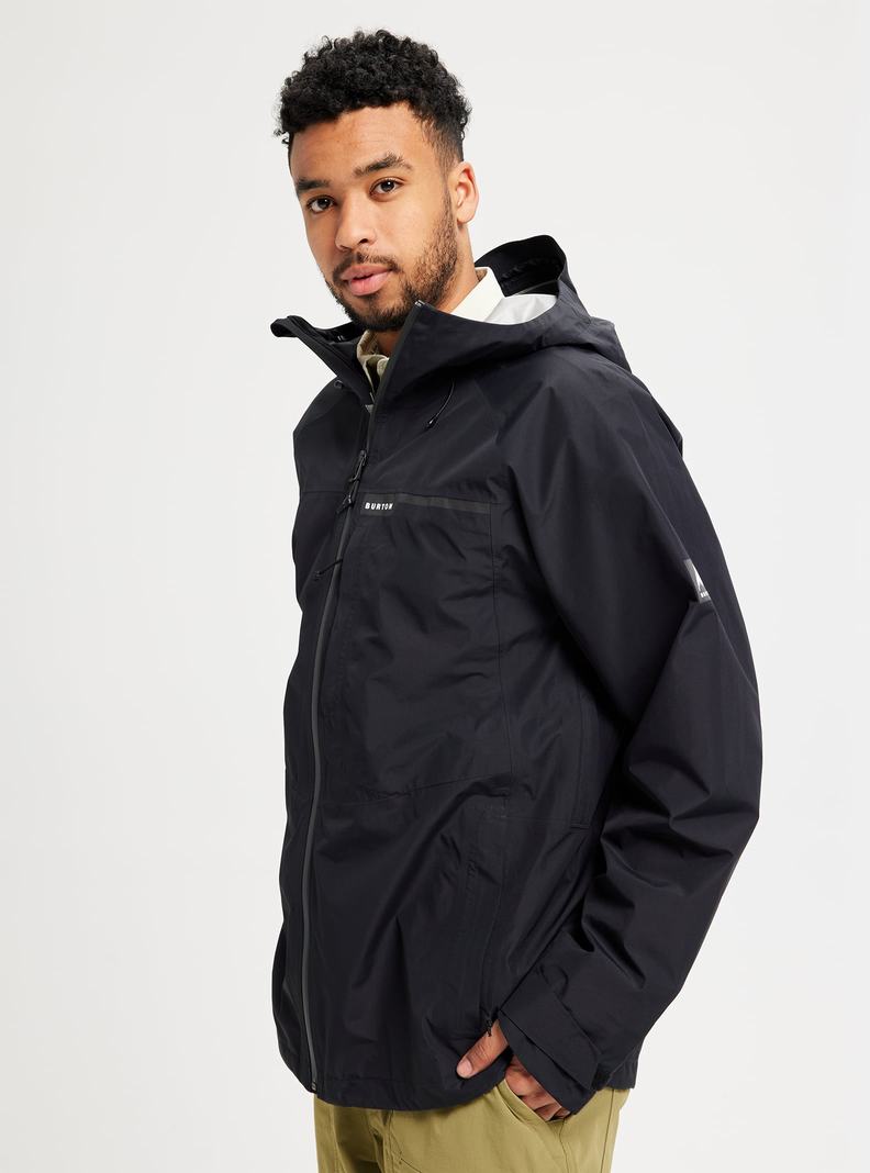 Burton Veridry GORE-TEX 2L Rain Snowboardjacke Herren Schwarz | 246-PEFQUD