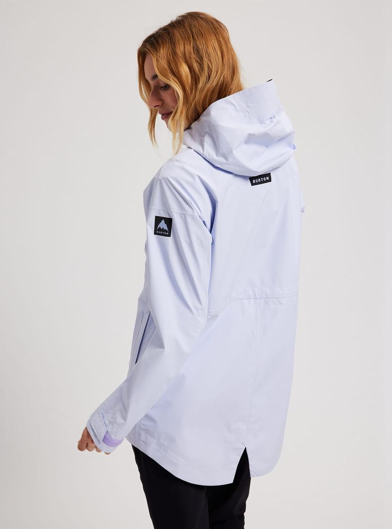 Burton Veridry GORE-TEX Rain Parka Snowboardjacke Damen Weiß | 320-ASGIWX