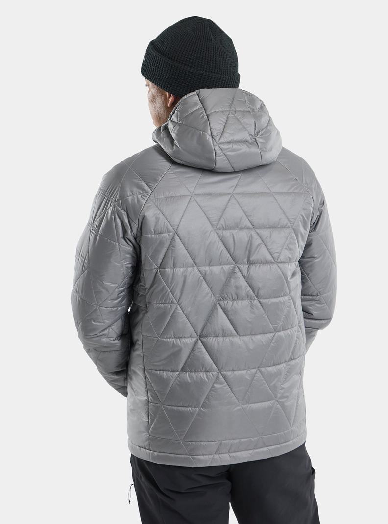 Burton Versatile Heat Mit Kapuze Synthetik Insulated Snowboardjacke Herren Grau | 026-GSITOJ