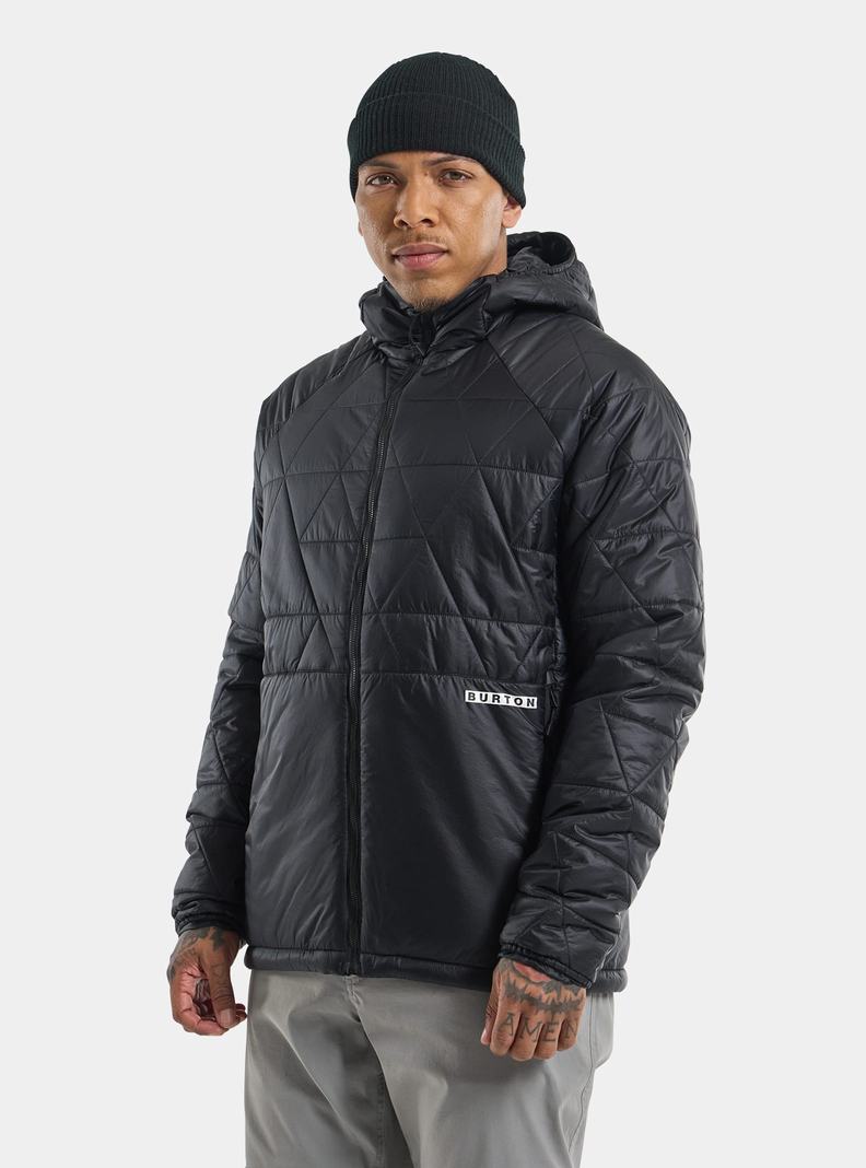 Burton Versatile Heat Mit Kapuze Synthetik Insulated Snowboardjacke Herren Schwarz | 129-OUDBFM