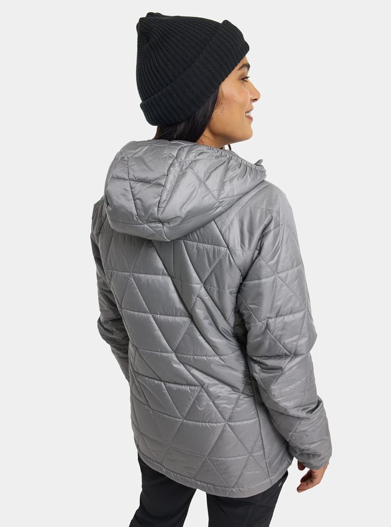 Burton Versatile Heat Mit Kapuze Synthetik Insulated Snowboardjacke Damen Grau | 657-TSEYUB
