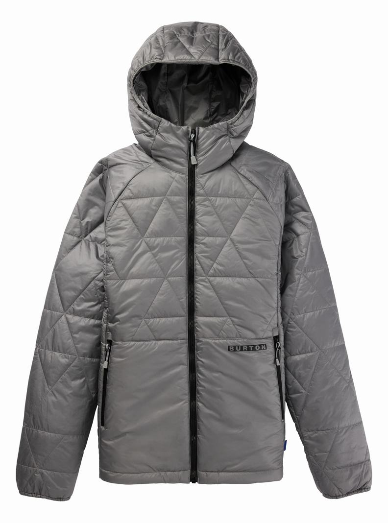 Burton Versatile Heat Mit Kapuze Synthetik Insulated Snowboardjacke Damen Grau | 657-TSEYUB