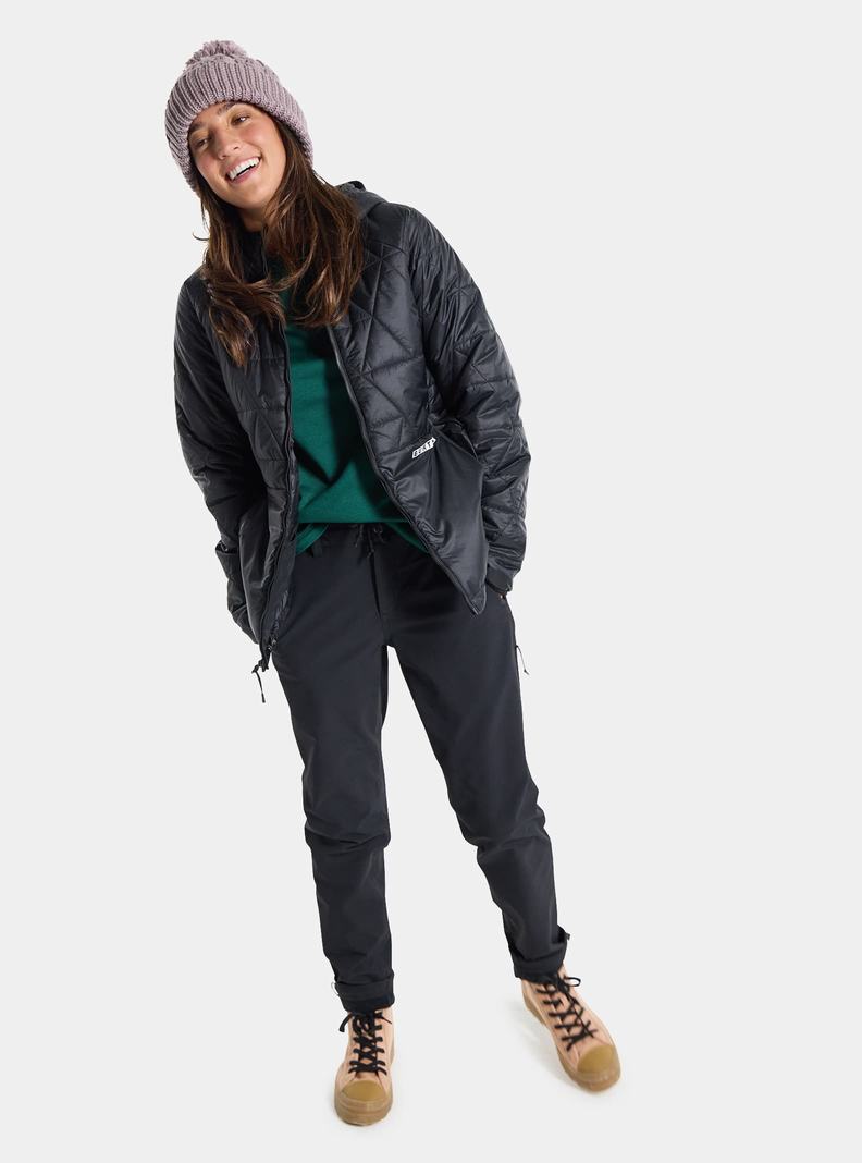 Burton Versatile Heat Mit Kapuze Synthetik Insulated Snowboardjacke Damen Schwarz | 781-MJCOZY