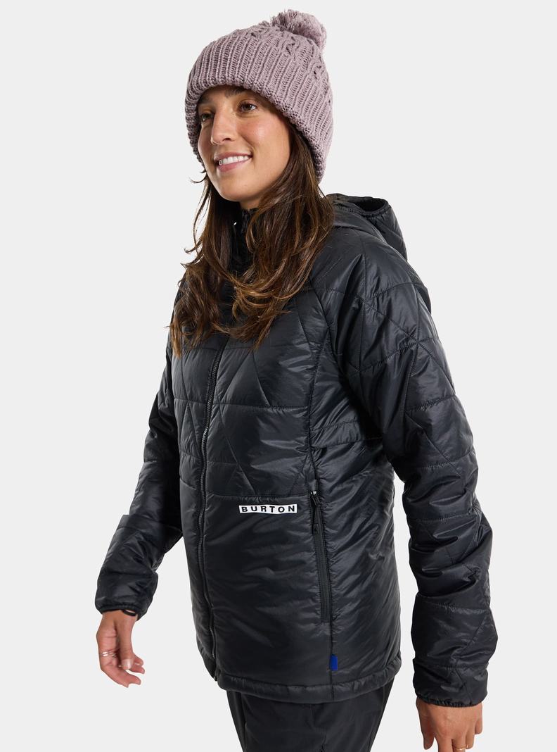 Burton Versatile Heat Mit Kapuze Synthetik Insulated Snowboardjacke Damen Schwarz | 781-MJCOZY