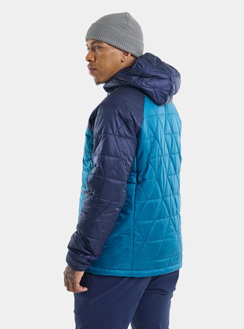 Burton Versatile Heat Mit Kapuze Synthetik Insulated Snowboardjacke Herren Blau | 820-KPAWTQ