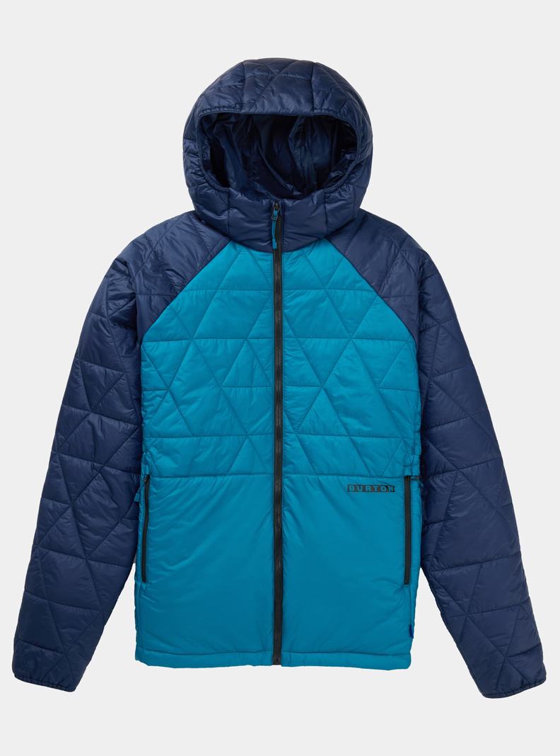 Burton Versatile Heat Mit Kapuze Synthetik Insulated Snowboardjacke Herren Blau | 820-KPAWTQ