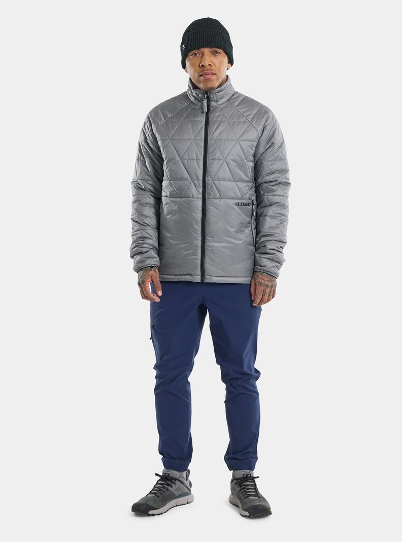 Burton Versatile Heat Synthetik Insulated Snowboardjacke Herren Grau | 762-GLOAPE