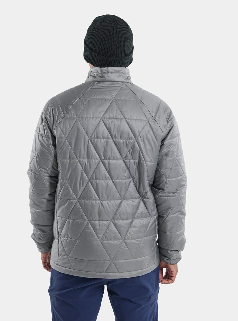 Burton Versatile Heat Synthetik Insulated Snowboardjacke Herren Grau | 762-GLOAPE