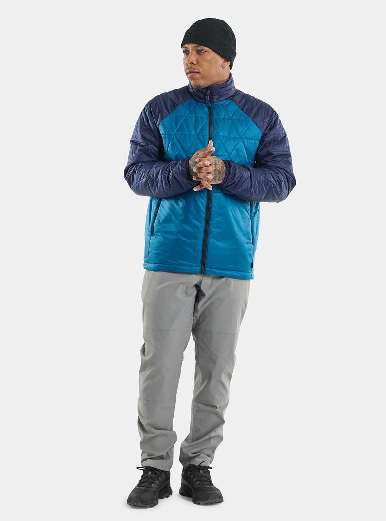 Burton Versatile Heat Synthetik Insulated Snowboardjacke Herren Blau | 807-VLMAYP