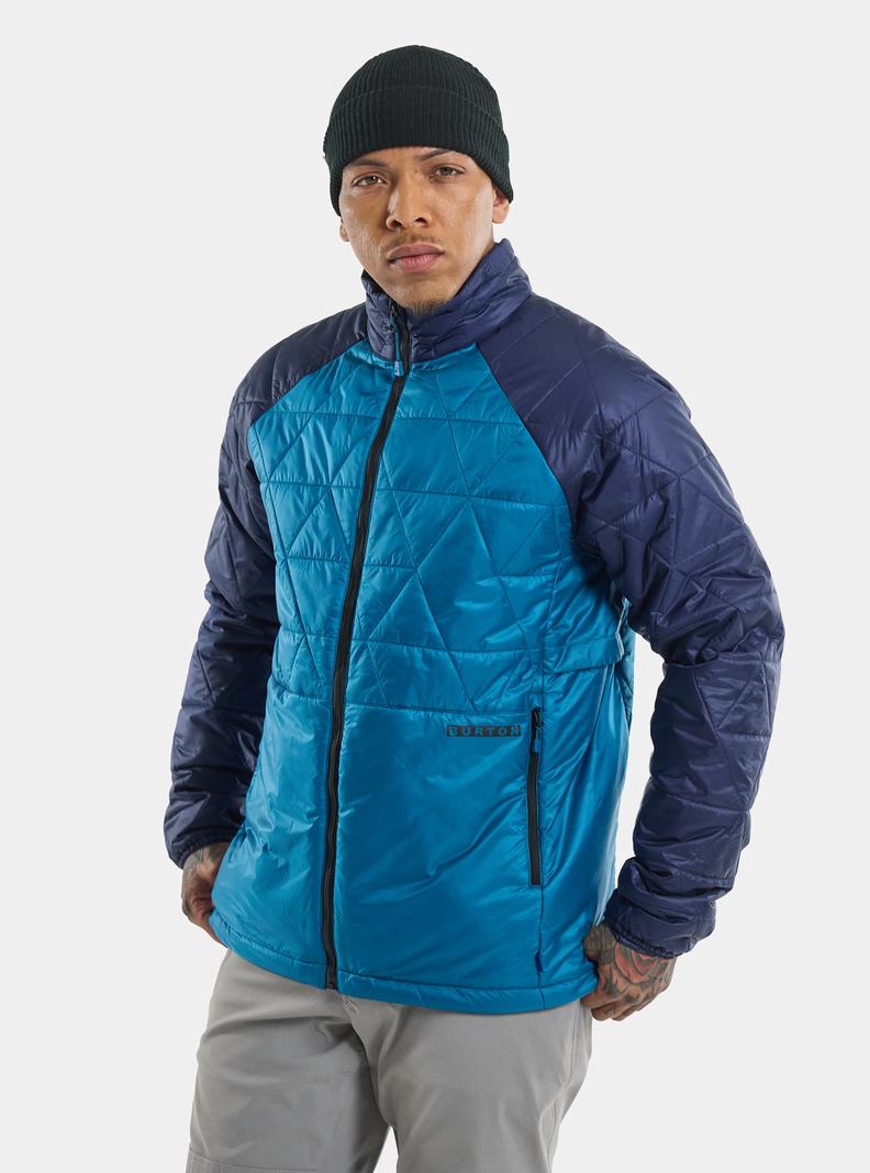 Burton Versatile Heat Synthetik Insulated Snowboardjacke Herren Blau | 807-VLMAYP