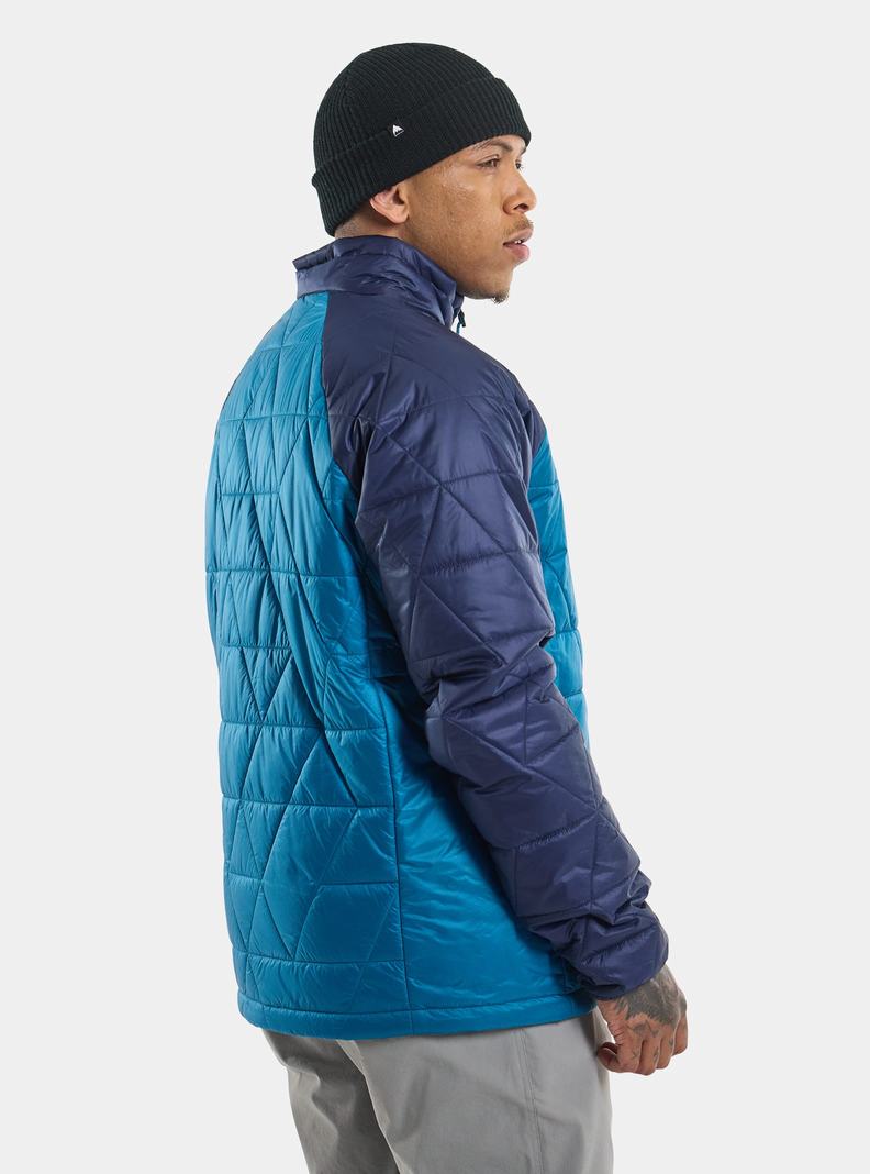 Burton Versatile Heat Synthetik Insulated Snowboardjacke Herren Blau | 807-VLMAYP