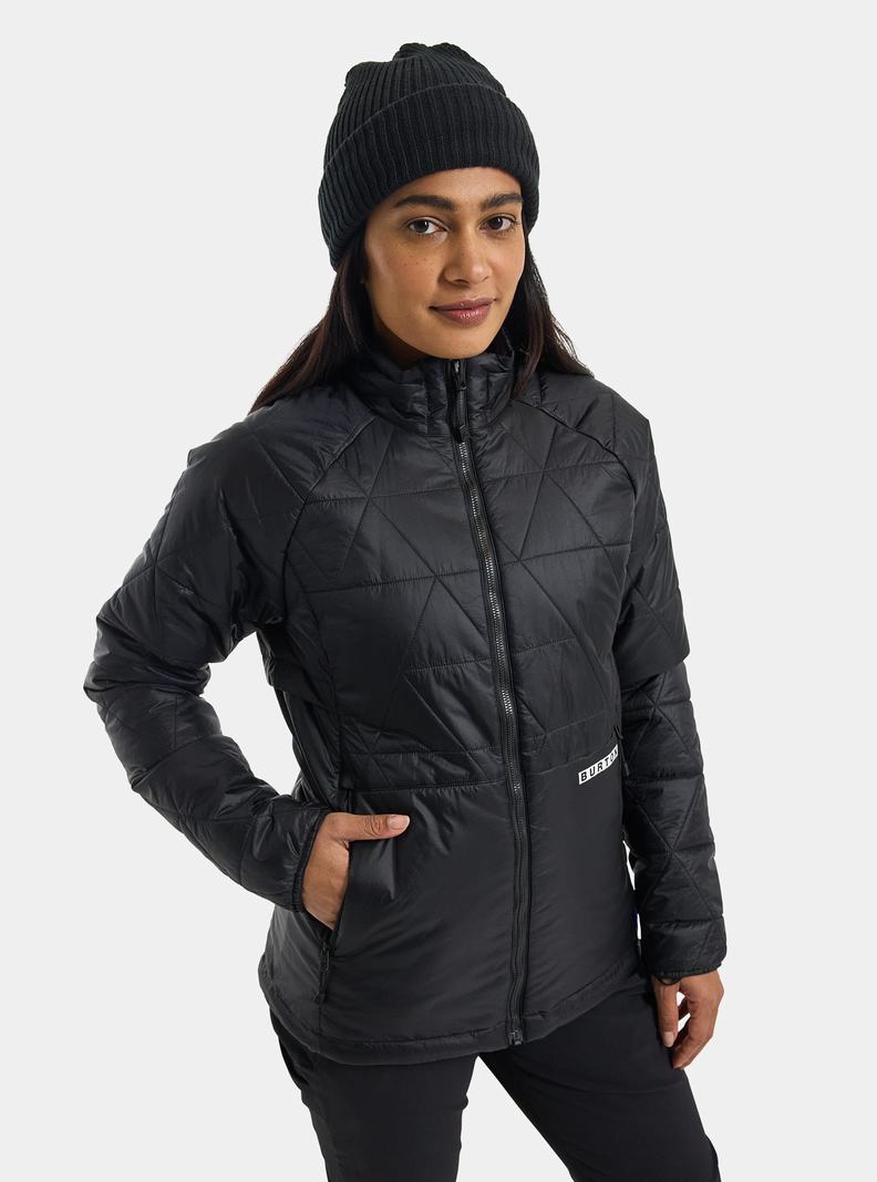 Burton Versatile Heat Synthetik Snowboardjacke Damen Schwarz | 629-LSZJRO