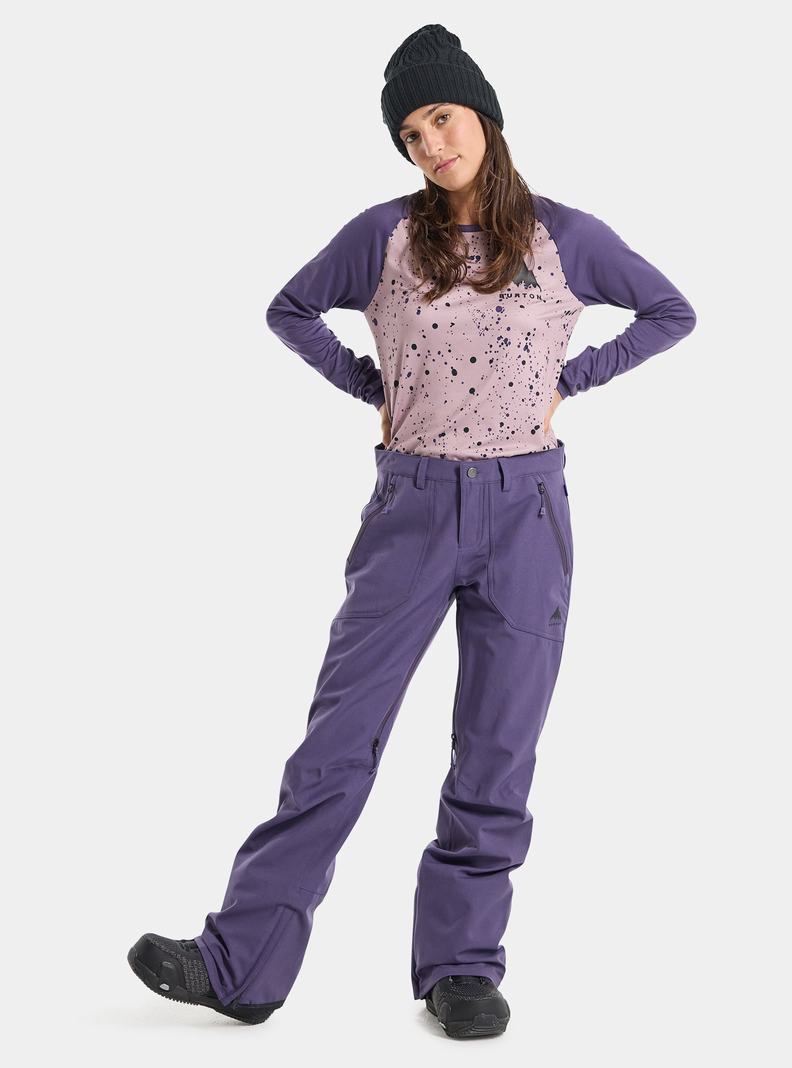 Burton Vida 2L Snowboardhose Damen Lila | 349-XFBLWP