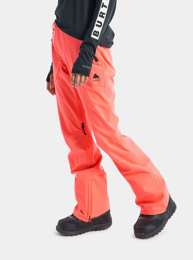 Burton Vida 2L Snowboardhose Damen Orange | 674-XACWTK
