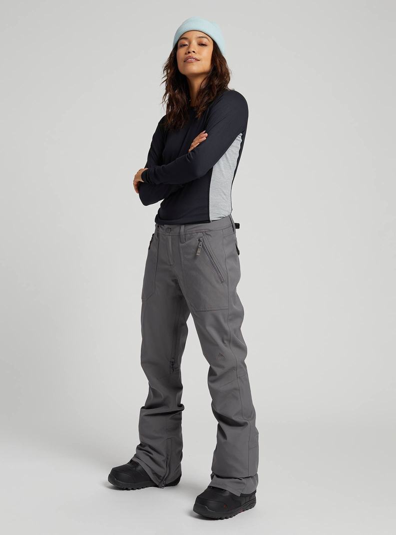 Burton Vida Snowboardhose Damen Grau | 218-FKRYZT