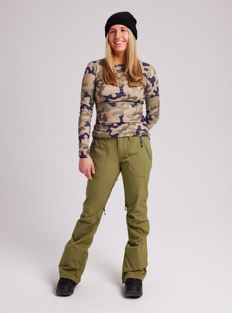 Burton Vida Snowboardhose Damen Olivgrün | 324-CSZYEJ
