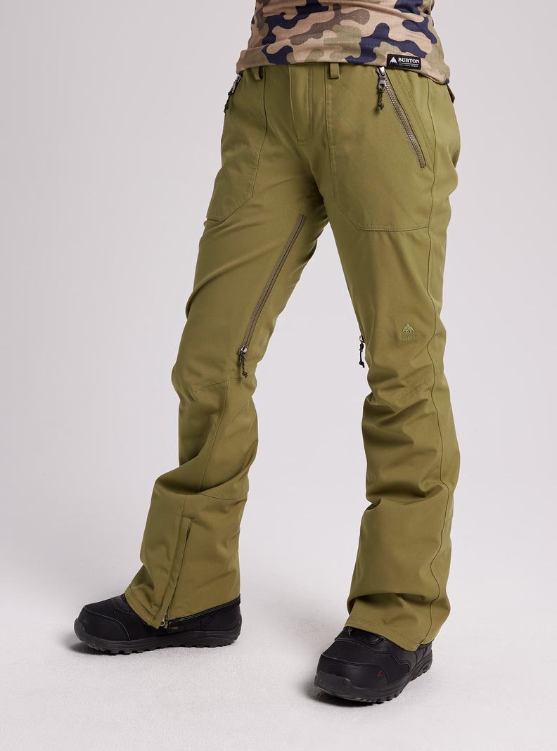 Burton Vida Snowboardhose Damen Olivgrün | 324-CSZYEJ