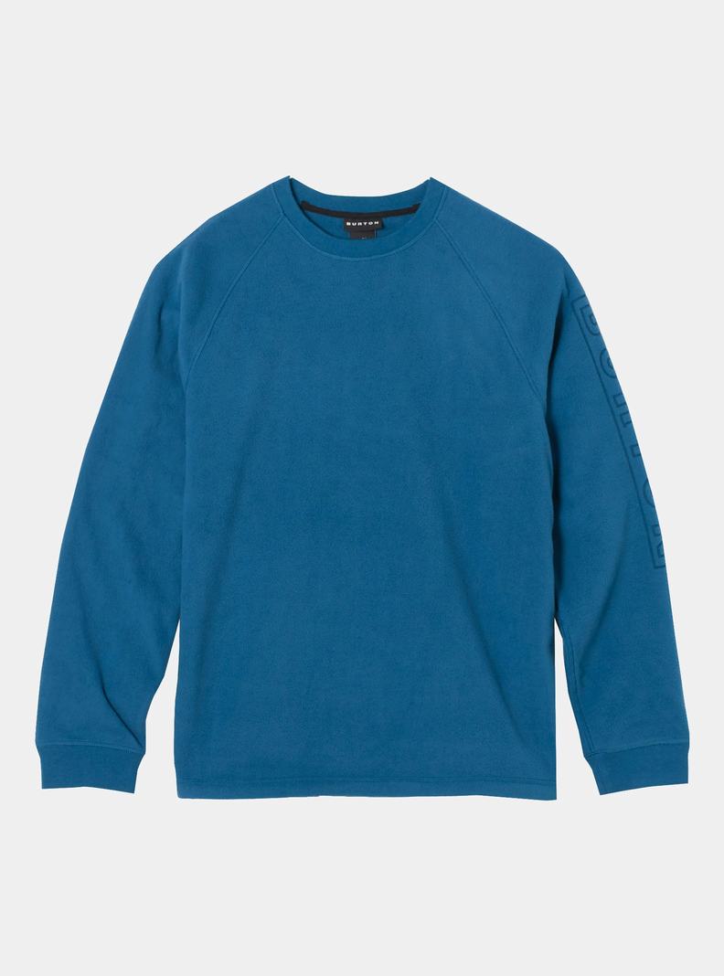Burton Westmate Crewneck Fleece Sweatshirts Herren Blau | 562-AIFODV