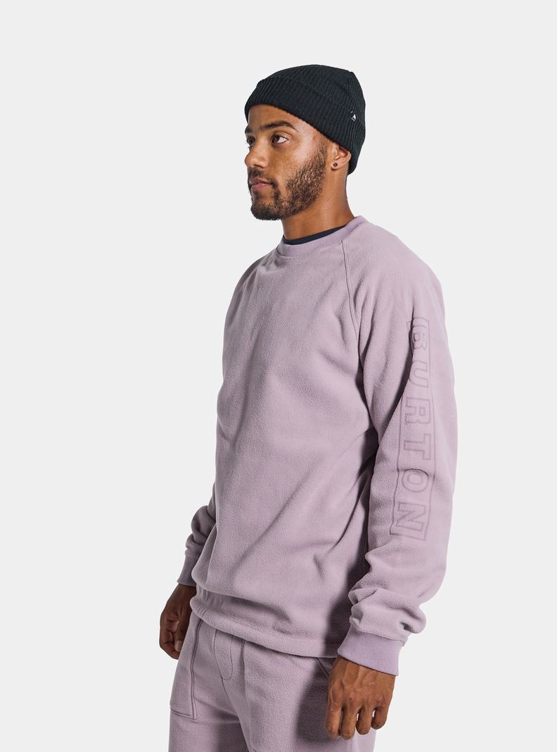 Burton Westmate Crewneck Fleece Sweatshirts Herren Lavendel | 601-FCMZDY