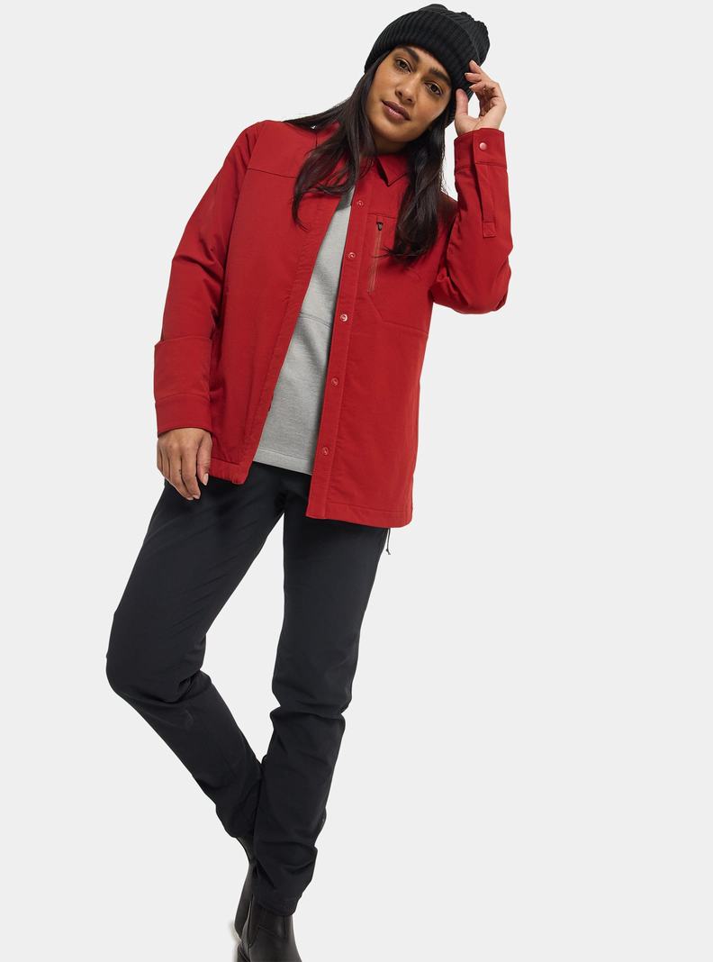 Burton Winter Shelter Three-In-One Top Hemd Damen Rot | 365-XPZRHA