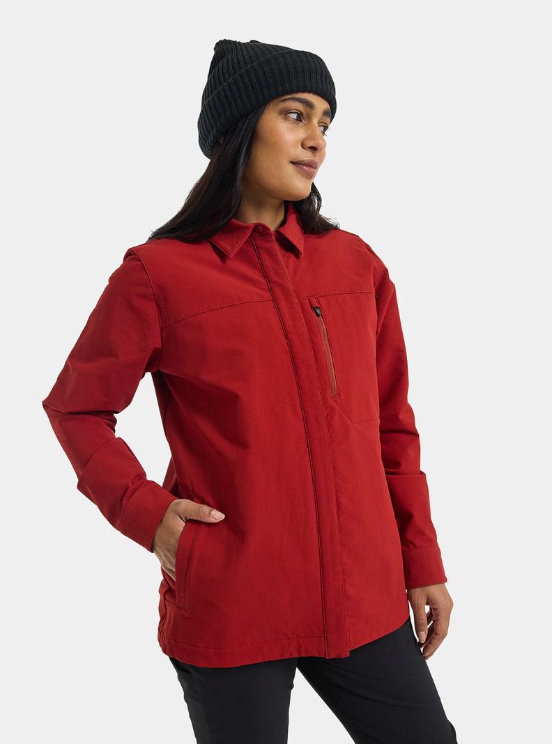 Burton Winter Shelter Three-In-One Top Hemd Damen Rot | 365-XPZRHA