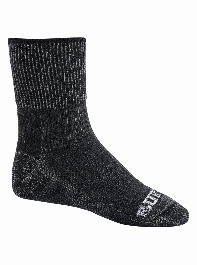 Burton Wolle Hiker Socken Herren Schwarz | 062-FSIVZX