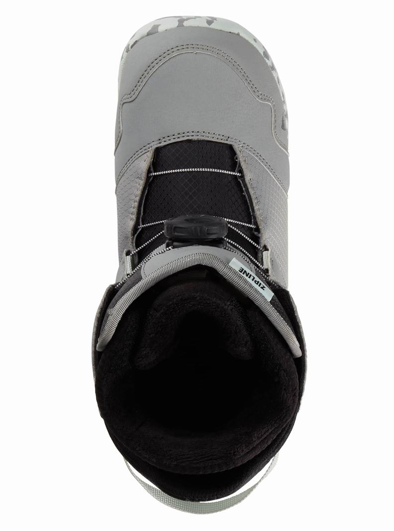 Burton Zipline BOA® Snowboardboots Kinder Grau | 509-GQNDHY