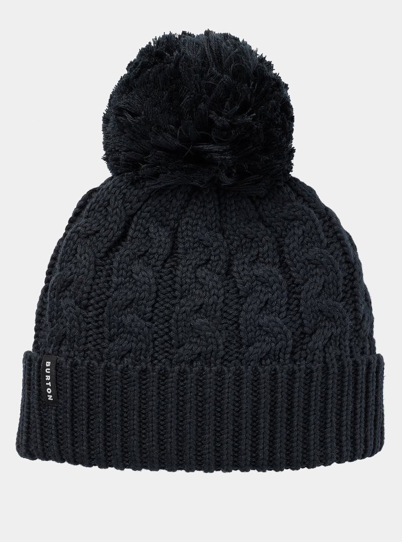 Burton Zippy Fleece-Gefütterte Mütze Damen Schwarz | 315-PSENCT