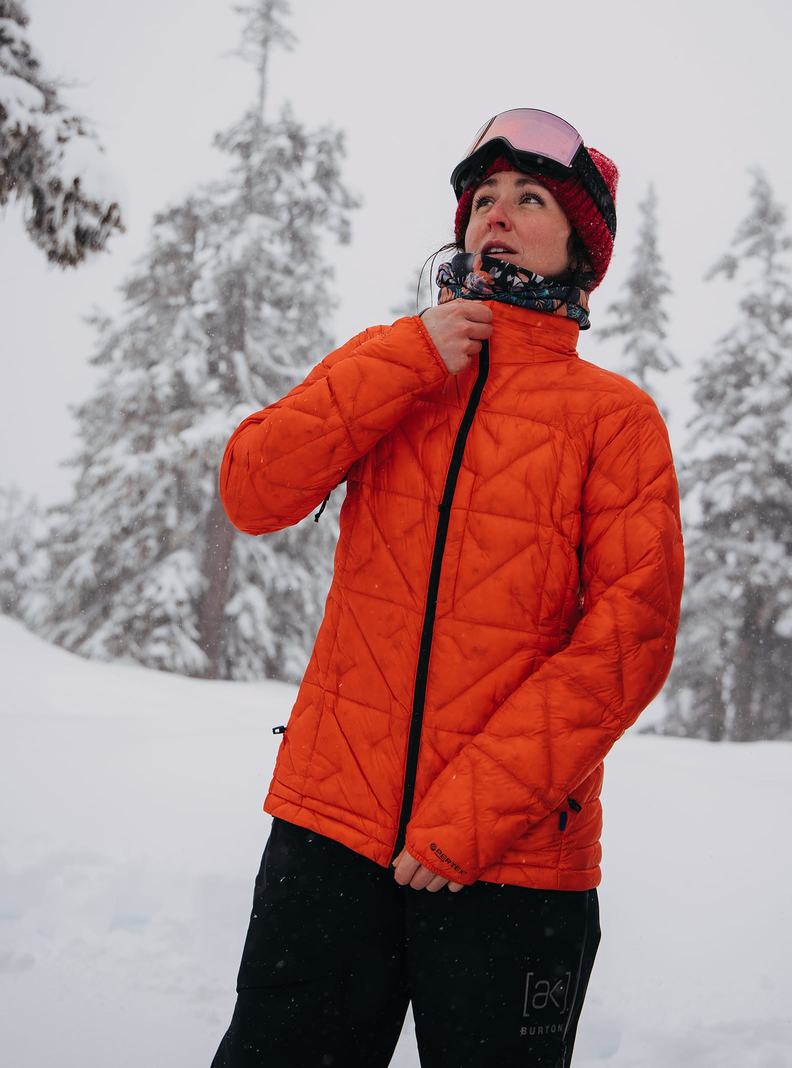 Burton [ak] Baker Down Snowboardjacke Damen Orange | 245-EOCVPS