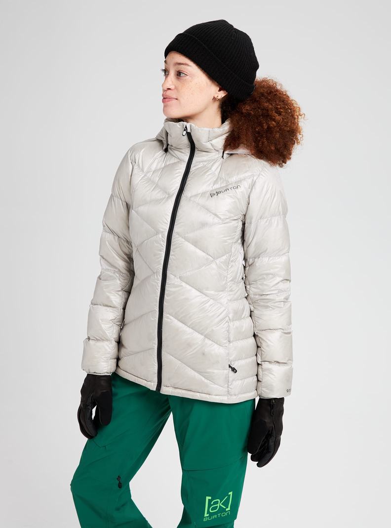 Burton [ak] Baker Down Snowboardjacke Damen Grau | 402-KDBIFS