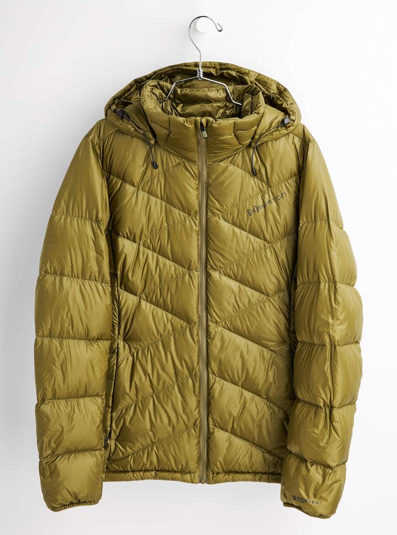 Burton [ak] Baker Down Snowboardjacke Damen Olivgrün | 437-YRWLPK