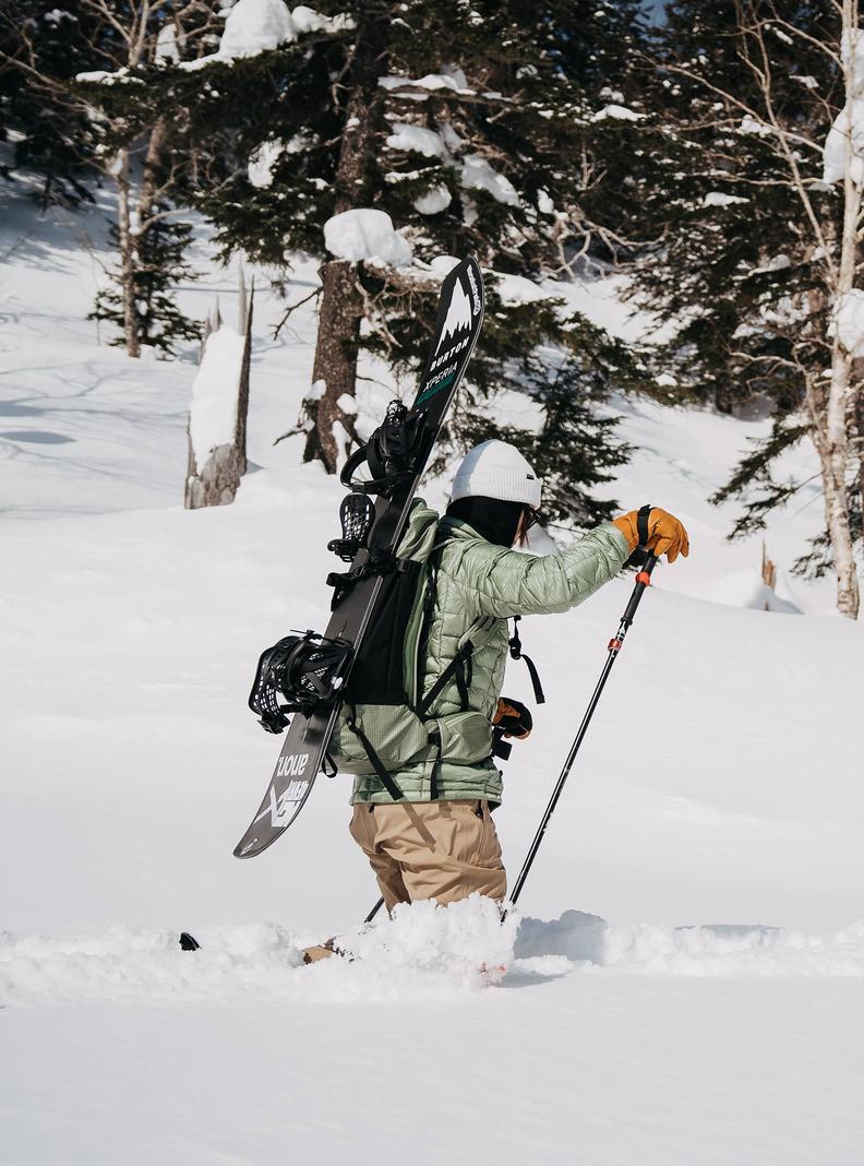 Burton [ak] Baker Down Snowboardjacke Damen Grün | 690-DBQKZN