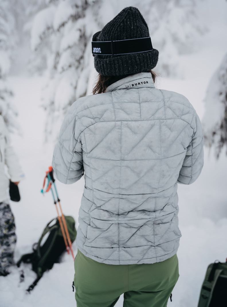 Burton [ak] Baker Down Snowboardjacke Damen Grau | 897-KPOVTH