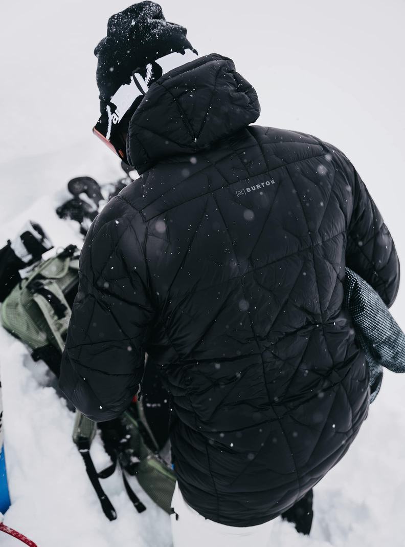 Burton [ak] Baker Mit Kapuze Down Snowboardjacke Herren Schwarz | 816-HTPKIR