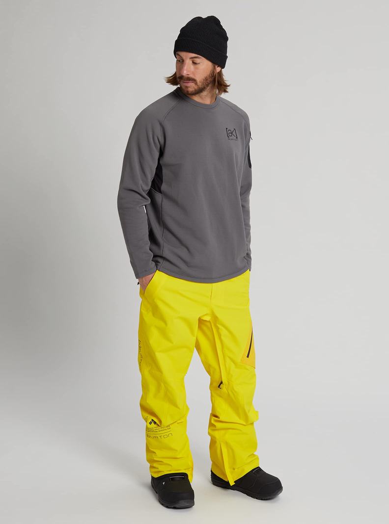 Burton [ak] Baker Power Stretch® Fleece Crewneck Sweatshirts Herren Tiefesgrau | 946-RXVABS