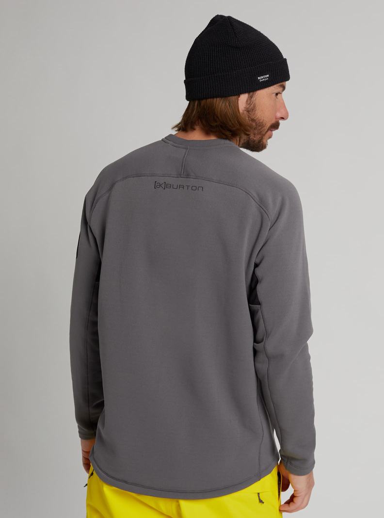 Burton [ak] Baker Power Stretch® Fleece Crewneck Sweatshirts Herren Tiefesgrau | 946-RXVABS