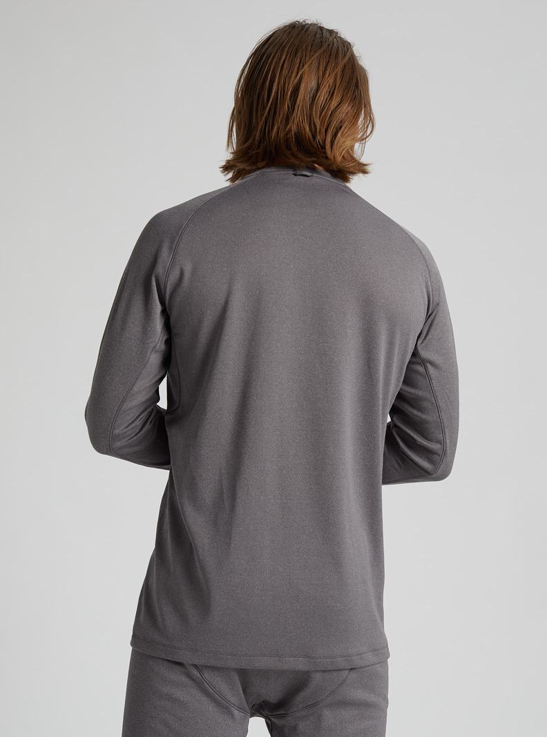 Burton [ak] Baker Power Wolle™ Crewneck Funktionswäsche Herren Tiefesgrau | 481-EUYKQV