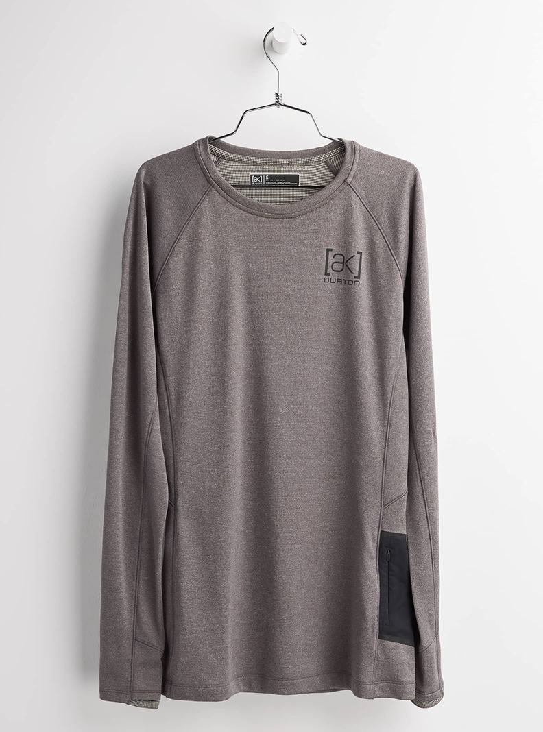 Burton [ak] Baker Power Wolle™ Crewneck Funktionswäsche Damen Tiefesgrau | 692-YRGCAS