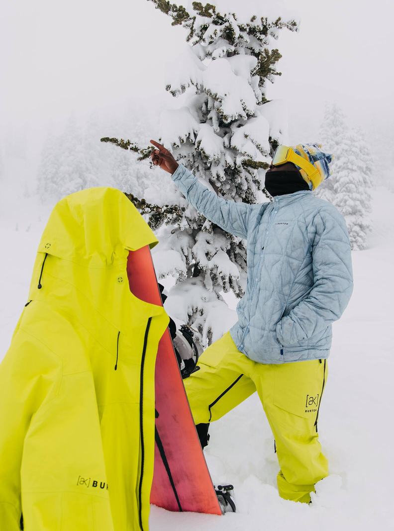 Burton [ak] Baker Ultralight Down Insulated Snowboardjacke Herren Blau | 041-LMFZVB