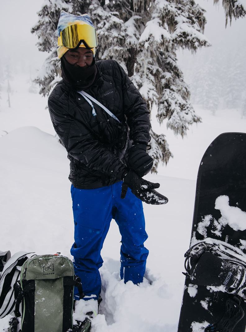 Burton [ak] Baker Ultralight Down Insulated Snowboardjacke Herren Schwarz | 183-ZOBAYI