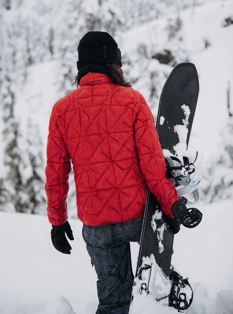 Burton [ak] Baker Ultralight Down Snowboardjacke Damen Rot | 194-SRQNXA