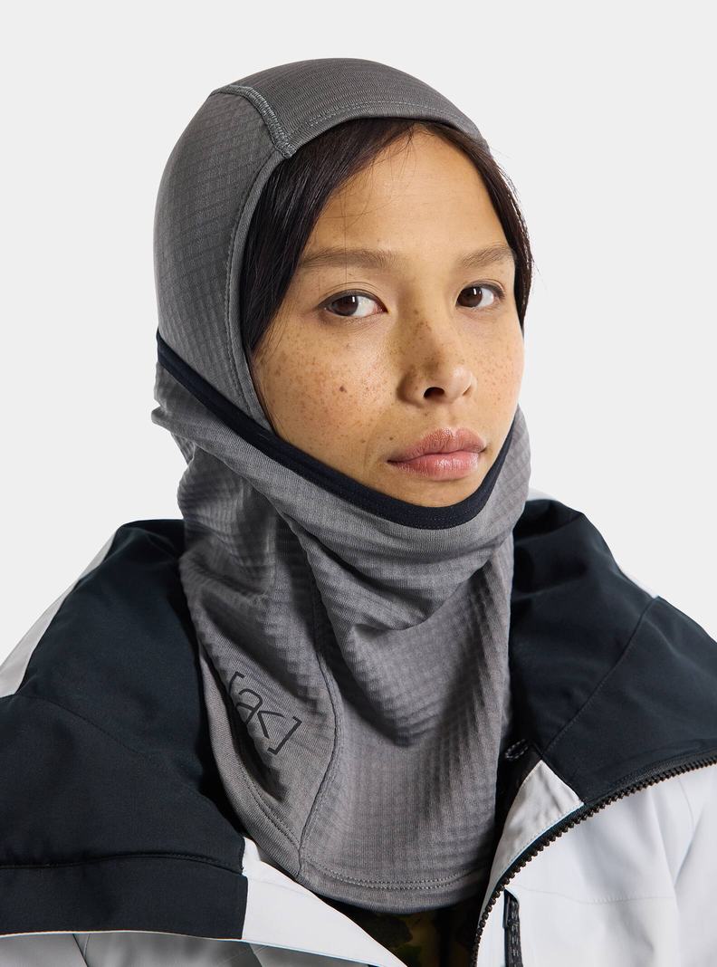 Burton [ak] Balaclava Skimasken Damen Grau | 157-BZKHGI