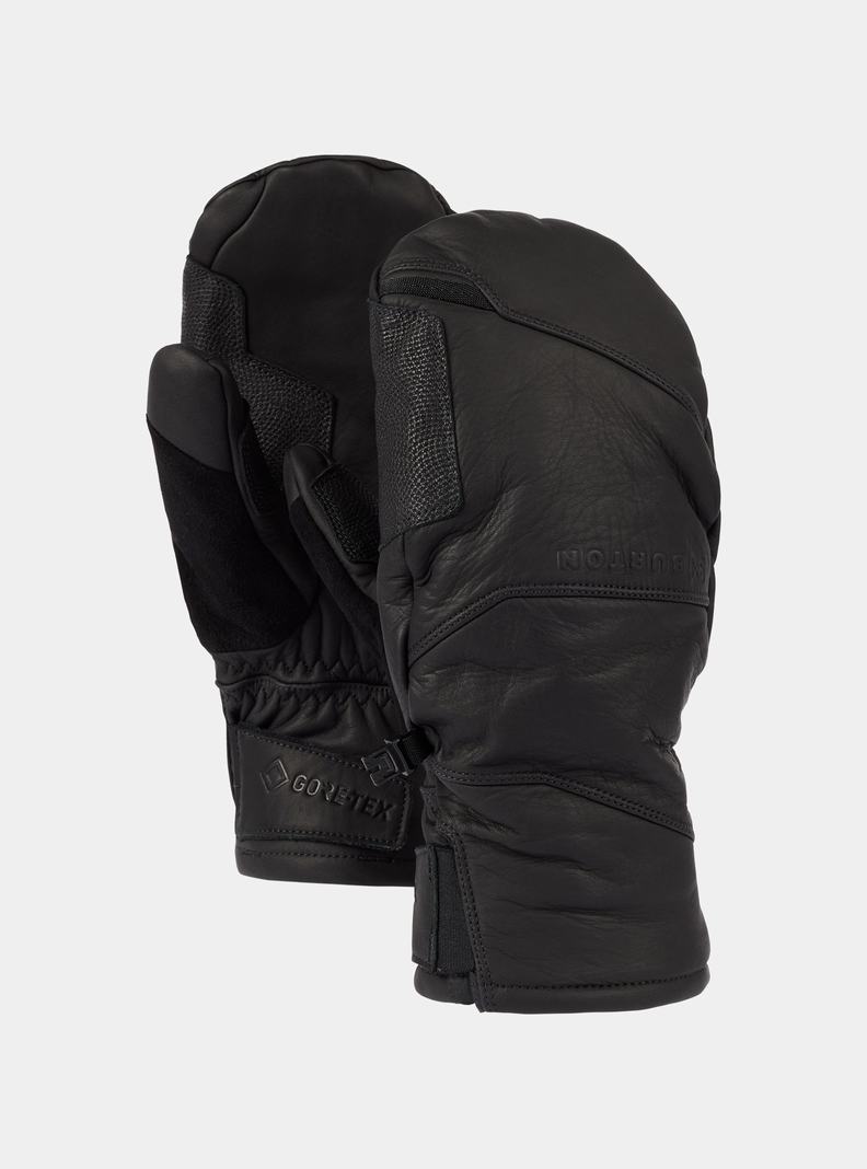 Burton [ak] Clutch GORE-TEX Leder Fäustlinge Herren Schwarz | 095-LAYIXD