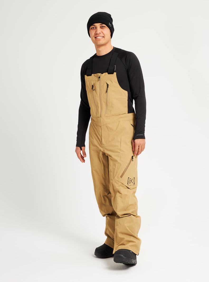 Burton [ak] Cyclic GORE-TEX 2L (Kurzes) Latzhose Herren Khaki | 952-OMHITQ