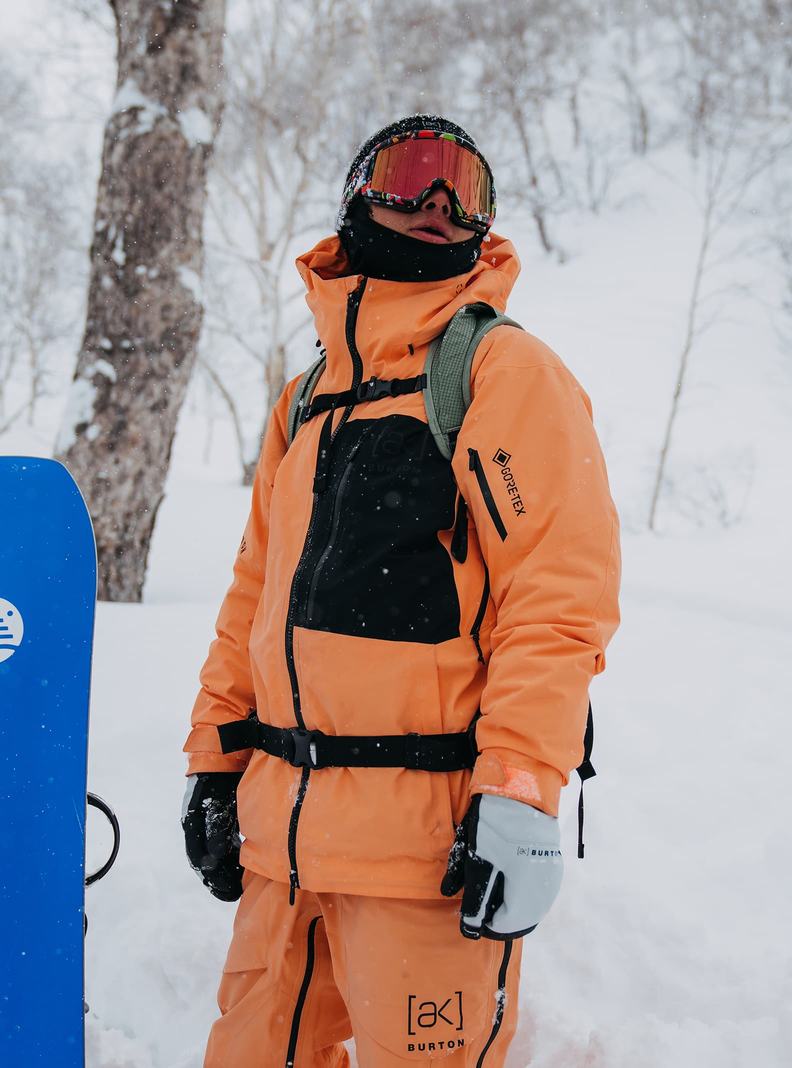 Burton [ak] Cyclic GORE‑TEX 2L Snowboardjacke Herren Orange Schwarz | 473-GPJDWL