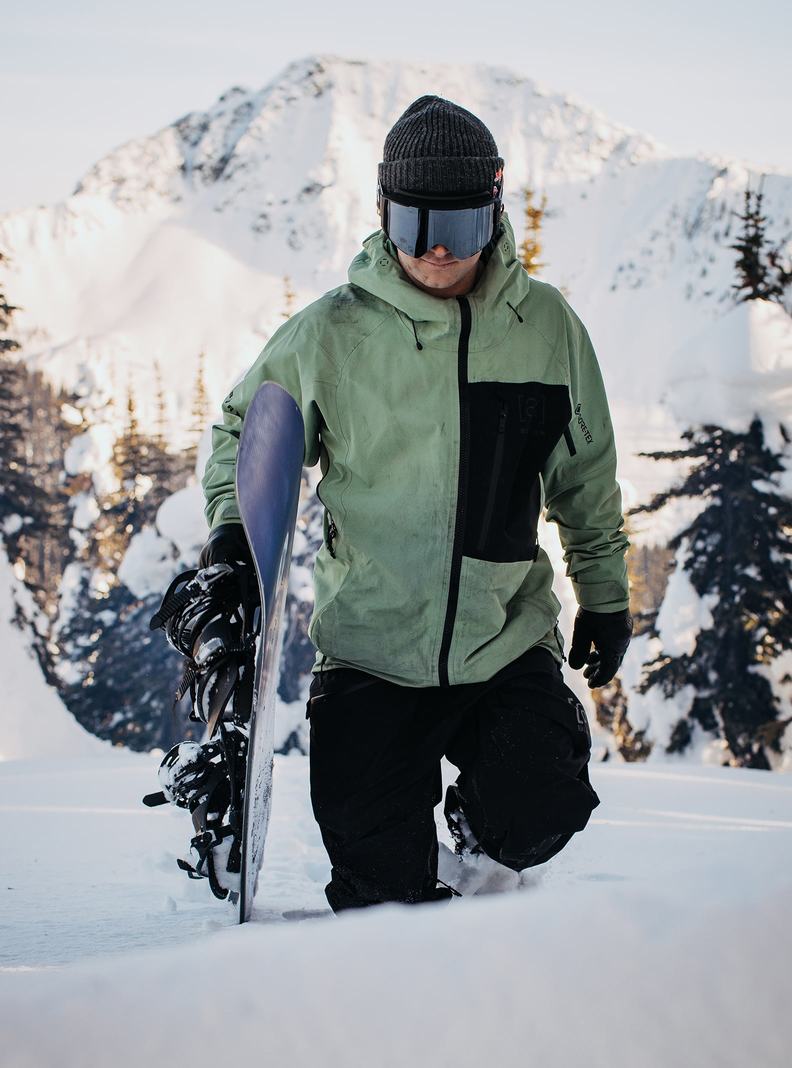 Burton [ak] Cyclic GORE‑TEX 2L Snowboardjacke Herren Grün Schwarz | 549-CALBIP
